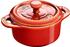 Staub Mini Cocotte Antikfarben 10 cm kupferrot