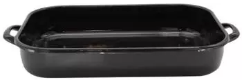 Krüger Vierkantpfanne 40 cm emailliert blau