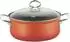 Riess Kasserolle mit Glasdeckel 16 cm corall