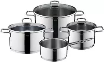 Silit Alicante Kochtopf-Set 4-teilig mit Stielkasserolle