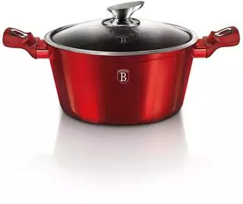 BerlingerHaus Burgundy Metallic Kochtopf 20 cm
