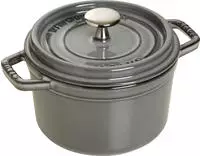 Staub 1101418, Staub: Runde Cocotte, &Oslash;14cm, Grafitgrau