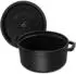 Staub Bratentopf 14 cm rund schwarz