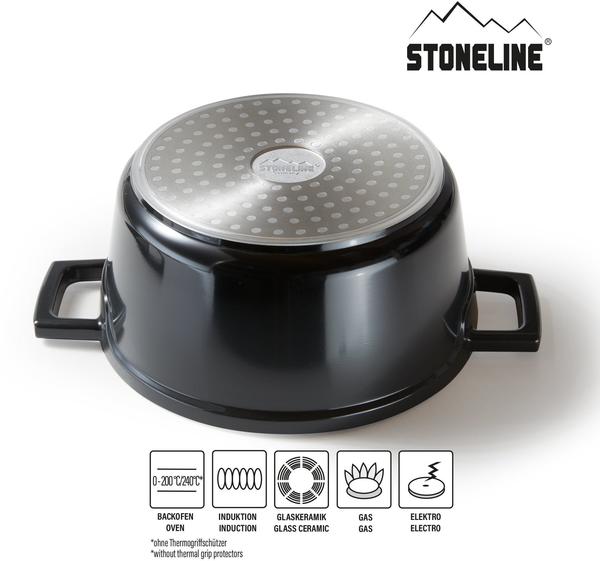  Stoneline Mini-Bräter schwarz 20 cm