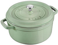 Staub La Cocotte 26cm rund, salbei, Gusseisen (1008703)