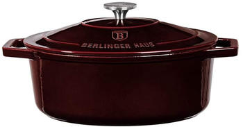 BerlingerHaus Gusseisen Kasserolle 30 cm burgundy