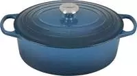 Le Creuset Br&auml;ter mit Deckel 31 cm Signature Deep Teal