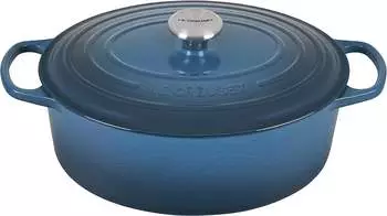 Le Creuset Signature Bräter oval 31 cm deep teal