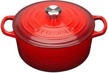 Le Creuset Signature Br&auml;ter 26 cm rund hoch kirschrot
