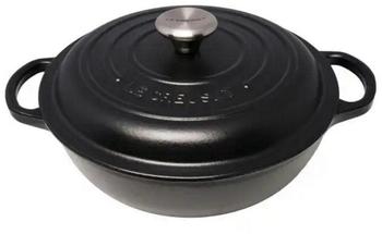 Le Creuset Signature Stew Pot 22 cm schwarz