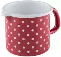 Riess 0040-077, Riess Schnabeltopf 0040-077 | 12 cm | 1 Liter | Emaille | Induktion