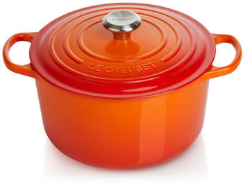 Le Creuset Bräter Signature 24 cm ofenrot