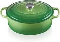 Le Creuset 16081, Le Creuset Br&auml;ter Signature oval 31 cm Bamboo Green