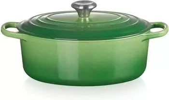 Le Creuset Signature Bräter oval 31 cm bamboo green – Le Creuset Signature Bräter oval 31 cm bamboo green: Ein Meisterwerk in Ihrer Küche