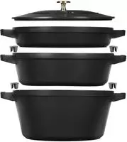 Staub La Cocotte 4,2 l Rund Eisenguss Auflaufform (40508-386-0)