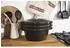 Staub La Cocotte Kochtopfset 3-teilig schwarz