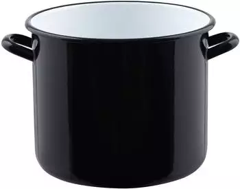 Riess mit B&ouml;rdel ohne Deckel (24 cm) 8 L schwarz