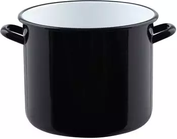 Riess mit Bördel ohne Deckel (24 cm) 8 L schwarz – Entdecken Sie den Riess mit Bördel ohne Deckel (24 cm) 8 L schwarz