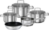 R&Ouml;SLE Topf-Set "MOMENTS, 5-tlg. incl. Pfanne 24 cm" Set, 5 tlg. tlg. Edelstahl 18/10