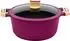 King Gourmet Kochtopf-Set 8-teilig aubergine
