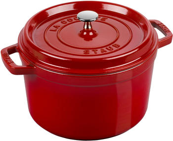 Staub La Cocotte 24 cm rund kirschrot