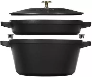 Staub La Cocotte Kochtopfset 2-teilig schwarz