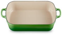 Le Creuset 16442, Le Creuset Bratreine Signature rechteckig 33cm Bamboo Green
