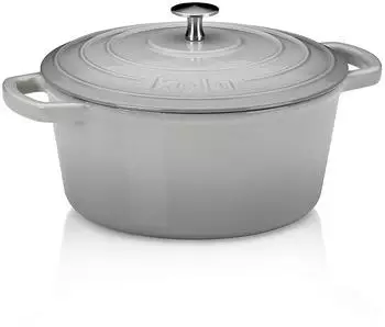 Kela Calido Br&auml;ter rund 24 cm grau