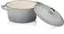Kela Calido Bräter rund 24 cm grau