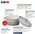 Kela Calido Bräter rund 24 cm grau