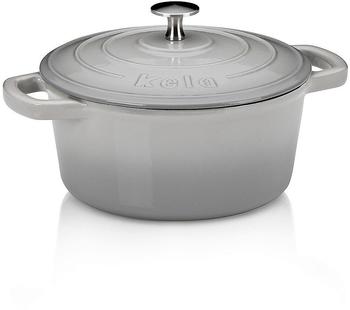 Kela Calido Gusseisen Br&auml;ter 21 cm hellgrau