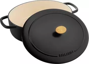 Ballarini Bellamonte Bräter oval 29 cm 4,5l schwarz – Ballarini Bellamonte Bräter oval 29 cm 4,5l schwarz: Vielseitigkeit in der Küche