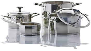 Moneta Accordo Edelstahl 6-teilig silber