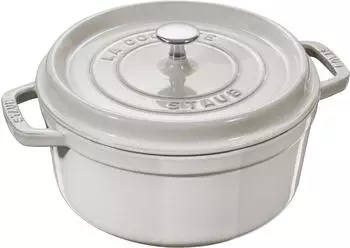 Staub Round white truffle casserole &Oslash;20 cm
