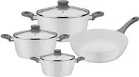GSW Topf-Set "Fiona" Set, je 1 Kochtopf &Oslash; 16/20/24 cm, 1x Schmorpfanne &Oslash; 24 cm, 7