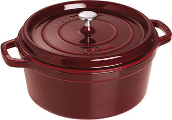 Staub Bratentopf 18 cm rund grenadine