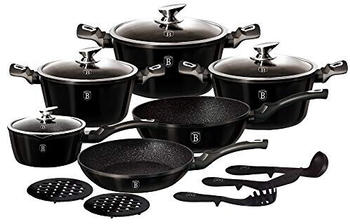 BerlingerHaus Cookware Set Metallic Line 15-tlg. shiny black edition