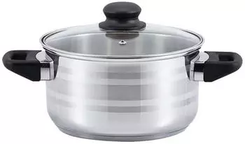 SSW Induktion Kochtopf mit Deckel 24 cm