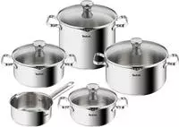 Tefal Topf-Set "Duetto Induktion, robust und hochwertig, Induktions T&ouml;pfe Set" Set,