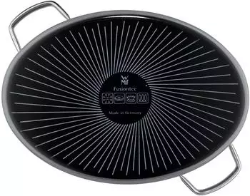 WMF Fusiontec Mineral Bräter mit Glasdeckel oval (36 cm) platinum – WMF Fusiontec Mineral Bräter: Perfekte Kombination aus Design und Funktionalität