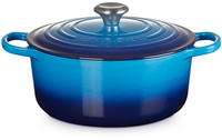 Le Creuset 21177282202430, Le Creuset Br&auml;ter Signature Rund Gusseisen Azure...