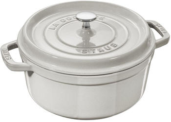 Staub Cocotte Twister 20cm weißer trüffel