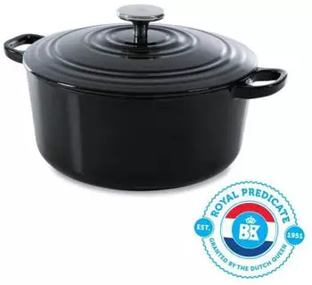 BK Cookware Bourgogne Dutch Oven Black &Oslash;28 cm