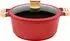 King Gourmet 4-teilig mit Deckel (Ø16 - Ø24cm) rot