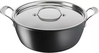 Tefal H91254 Jamie Oliver Batch-Cooking Set Kochtopf 30cm schwarz