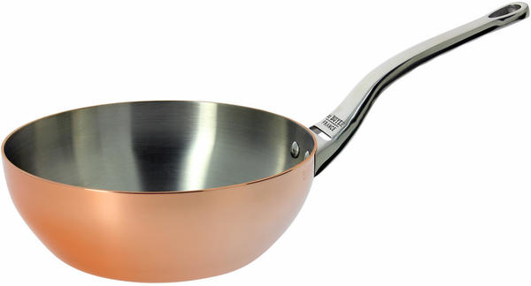 De Buyer Konische Sauteuse, Kupfer, orange, 24 cm