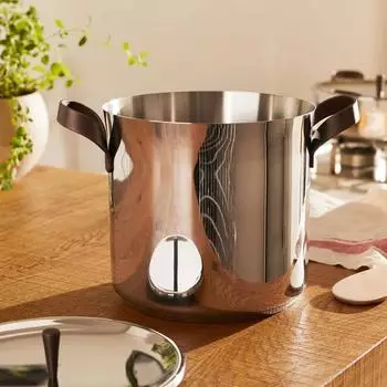 Alessi PU100/20 edo Suppentopf braun