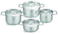 Fissler Topf-Set "Fissler Pure Collection" Set, Kochtopf 16/20/24 + Bratentopf 20cm,