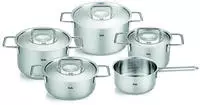Fissler Topf-Set "Fissler Pure Collection" Set, Kochtopf 16/20/24 + Bratentopf 20cm +
