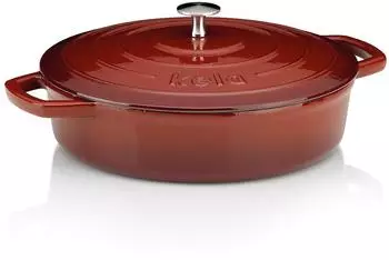 Kela Calido Br&auml;ter rund 28 cm 3,2l rot